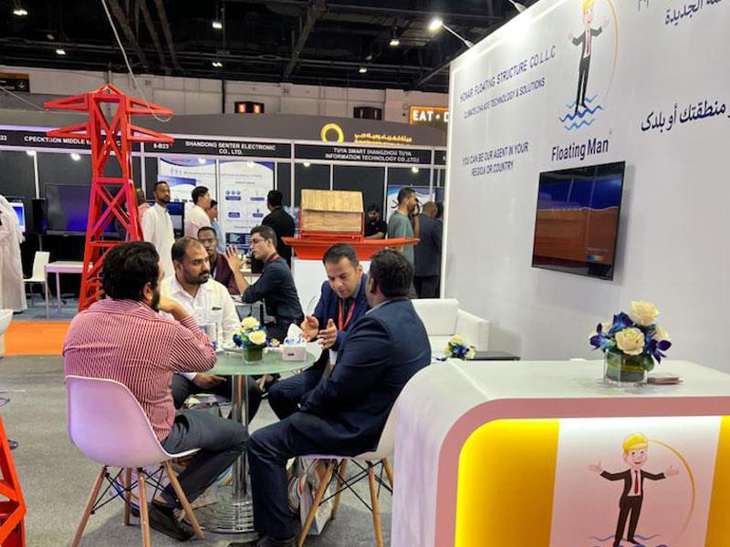 Our booth in Dubai solar wetex exhibition 2023