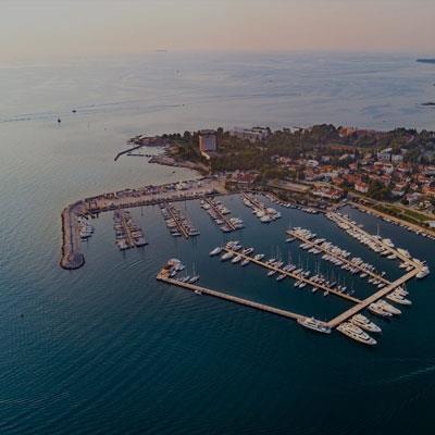 Floating breakwater for  Marina , offshore marina